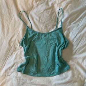 PacSun Mint Ribbed Spaghetti Strap Cami